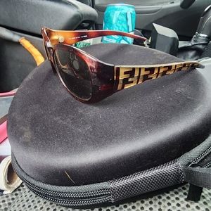 Fendi women's sunglasses - tortoise brown